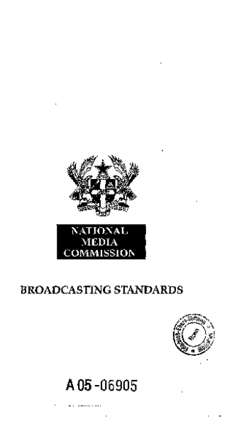 Broadcasting standards